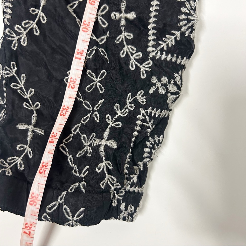 Johnny Was Peaches All Over Embroidered Pants Joggers Pete & Greta (size M) - Picture 12 of 13